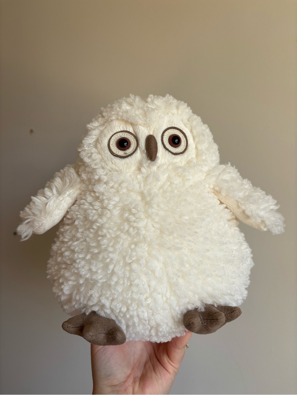 JELLYCAT Apollo owl bum tag and partial sticker tag size medium